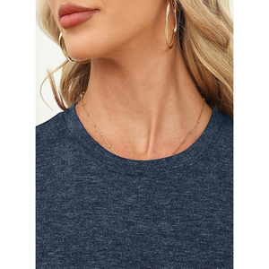 Camisetas de Mujer Lisas y Casuales, Venta al por Mayor, Impresión Digital Personalizada, 100% Algodón, Ecológicas, Transpirables y Personalizables - Product Image 5