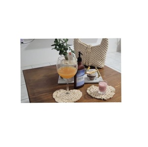 Manteles individuales de macramé de diseñador Diseño elegante Acabado natural Forma personalizada Color natural Artículos de mesa más exigentes - Product Image 2