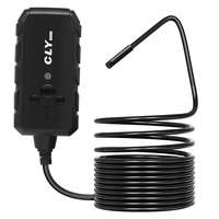 Caméra grand angle 1080P à vision nocturne à focale fixe, avec câble rigide portable 8 mm 10 m, contrôle à distance Wi-Fi et MicroSD – Nouveauté 2026, best-seller