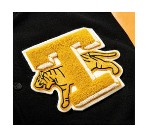 Veste Letterman de qualité supérieure au tarif de gros pour hommes, patch de broderie de coupe régulière, veste de baseball universitaire pour hommes - Product Image 6