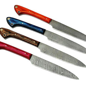 มีดทำครัวเหล็กดามัสกัสคุณภาพพรีเมียม - ทนทาน เป็นมิตรกับสิ่งแวดล้อม ใช้กับเครื่องล้างจานได้ ดีไซน์ทันสมัย สำหรับขายส่งจำนวนมาก - Product Image 3