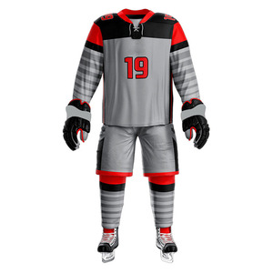 2025 maillots de hockey personnalisés en gros OEM conception sublimé uniforme de hockey sur glace pour hommes avec nom de l'équipe - Product Image 6