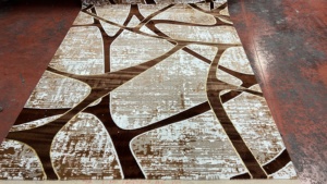 Alfombra Adiva, Tejida a Máquina, Moderna, de Polipropileno, Alfombra Turca, de Alta Calidad, Resistente a las Manchas, de Pelo Largo, para el Hogar - Product Image 2