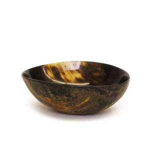 Ensaladeras desechables de cuerno natural ecológico de alta calidad, técnica personalizada artesanal altamente pulida para fiestas - Product Image 3