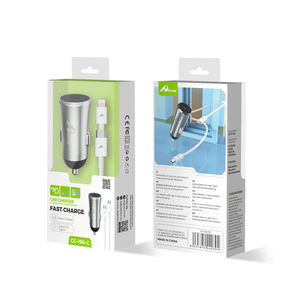 Cable PD30W Tipo-C + Tipo-C Cargador de coche con solución de carga conveniente de alta potencia - Product Image 1