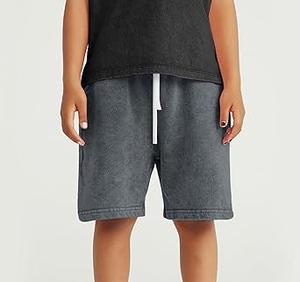 LOW MOQ Wholesale Custom <b>Men's</b> Vintage Washed Acid Wash Sweat <b>Shorts</b> Workout Outdoor Wears Summer Casual Faded <b>Short</b> Breathable - Product Image 3