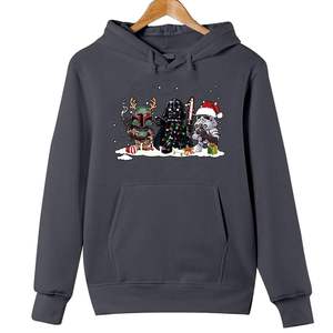 Custom Logo 450 GSM Heavyweight 100% Cotton <b>Men's</b> Oversized Puffer <b>Hoodie</b> <b>Christmas</b> Pullover Fleece Attached Digital Winter - Product Image 1