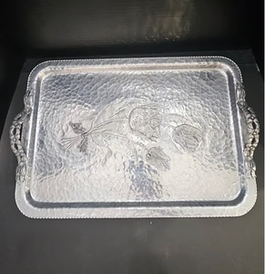 จานอลูมิเนียมสำหรับเสิร์ฟอาหารผลไม้ตกแต่งจานอลูมิเนียมทำเองได้ - Product Image 2