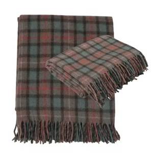 Manta de lana desgastada de caza Fraser acogedora de la mejor calidad, encanto rústico para cabina o sofá - Product Image 3