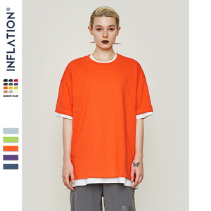 T-shirt pour homme grande taille M&O, 100% coton, col rond, manches courtes, couleur unie, jersey décontracté, design respirant - Product Image 6