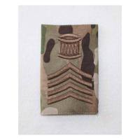 Écusson brodé en toile à coudre, motif Multicam, pour grade de chef de trompette (sergent instructeur), broderie bronze, Commander Grande, best-seller