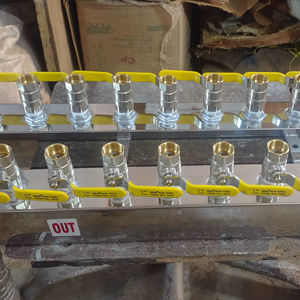 Colector de Agua Dubey International 10 Entradas y 10 Salidas para Mascotas con Válvula de Bola, Componentes Principales, 2 Años de Garantía - Product Image 1