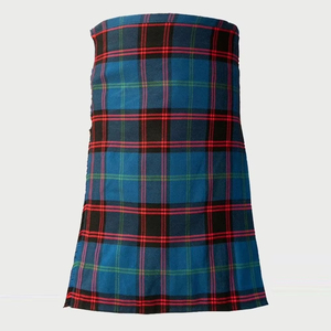 Men Scottish Tartan Kilt Traditional Plaid Kilts Acrylic Pleated Skirt Adjustable Waist Regular Fit - Product Image 5