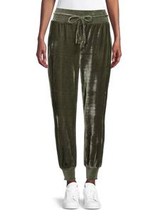 Pantalon taille haute en velours personnalisé OEM avec cordon de serrage Pantalon en velours respirant de haute qualité Pantalon droit baggy grande taille à jambe large - Product Image 5