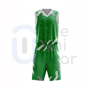 ชุดยูนิฟอร์มบาสเก็ตบอลแบบกำหนดเองขายส่ง ระบายอากาศได้ดี พิมพ์ลายแบบซับลิเมชั่น คุณภาพสูง ชุดเสื้อและกางเกงบาสเก็ตบอลสำหรับทีม 100% - Product Image 6