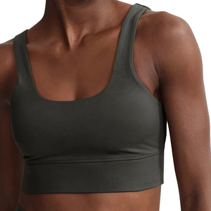 Soutien-gorge de sport premium sans couture, rembourré, à maintien élevé, confortable, élégant, pour le fitness et l'entraînement, vente en gros, sur mesure, respirant - Product Image 1