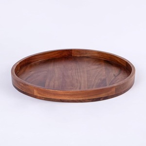 Plato redondo de madera - Product Image 6