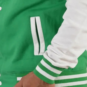 Veste 100% coton Letterman de haute qualité pour hommes, à séchage rapide, design personnalisé, col montant, vêtements de rue pour l'hiver - Product Image 5