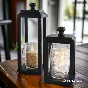 Produits faits à la main en bambou naturel lanterne rotin tissage bougeoirs en bois avec poignée pour la décoration intérieure - Product Image 2