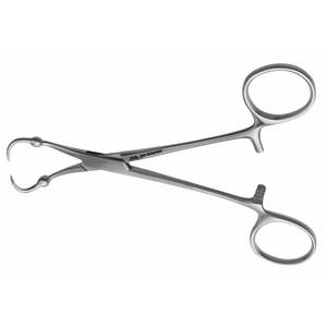 Pinces manuelles Apto Enterprises, équipement chirurgical, 4 pouces, en acier inoxydable médical, pince à serviette Backhaus à embouts sphériques - Product Image 1