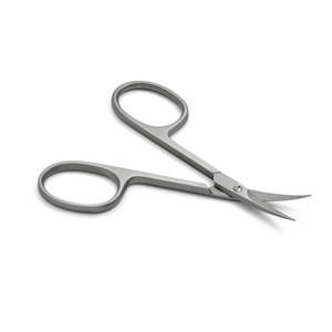 Tijeras para uñas de alta calidad hechas en fábrica con nuevo diseño, tijeras para cutículas con hoja curva, punta de hoja de acero inoxidable afilada, precio bajo - Product Image 2