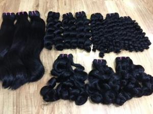 Prix de gros sur les extensions de cheveux humains vierges Remy Vietnam Machine Double Trame Haute Qualité Droite Ondulée Toutes Les Couleurs Convient - Product Image 5