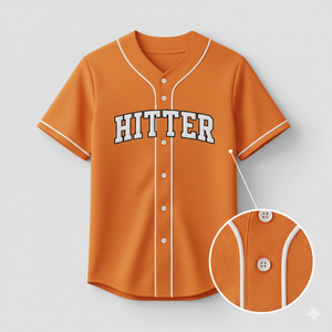 Maillot de baseball pour homme tendance, en coton doux et épais, couture durable, design athlétique élégant, idéal pour un usage quotidien - Product Image 4