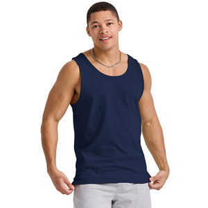 Venta al por mayor nueva ropa de entrenamiento de los hombres deportes suave hombres camiseta sin mangas de malla paneles de color camiseta sin mangas músculo ropa de fitness - Product Image 1