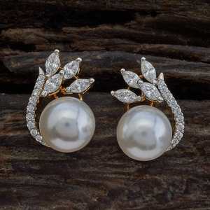 Boucles d'oreilles en perles de zircon 170742 - Product Image 5
