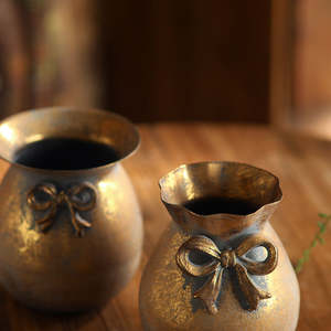 Macetas Decorativas de Metal para Plantas, Decoración de Mesa para el Hogar, Macetero para Suculentas de Interior, Florero, Artículo de Exhibición de Jardín Rústico Vintage, Regalo Decorativo - Product Image 5