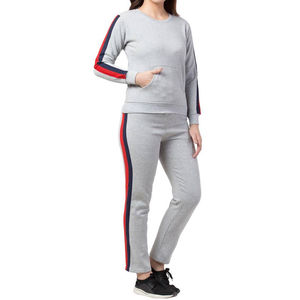 Survêtement pour femme avec votre propre logo, 65% coton, 35% polyester, coupe ample et décontractée, avec logo personnalisé imprimé - Product Image 6