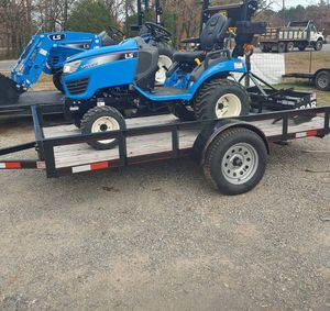 Tractor cortacésped 2025 LS con cargador frontal y retroexcavadora Mini Tractor de equitación 190cc motor diésel DIY - Product Image 3