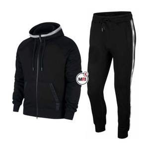 Top tendance Hommes Polaire respirant Joggers survêtements Polyester Sportswear Survêtements À Capuche Slim Fit Conception Personnalisée - Product Image 6
