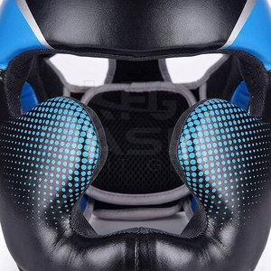 Professional Grade Leather Portable Safety <b>Head</b> Guard for Boxing Sparring Athletic <b>Training</b> Programs Impact Resistant Design for - Product Image 4