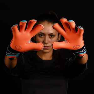 Gants de gardien de but personnalisables, poignée antidérapante, paume en latex, coupe négative, approvisionnement direct d'usine pour une utilisation en extérieur - Product Image 1