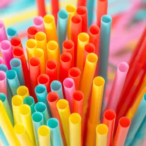 Wholesale Hard Plastic Straws Colorful PP Straw Accessories for Water Cups  - China PP Drinking Straw and PP Straw price