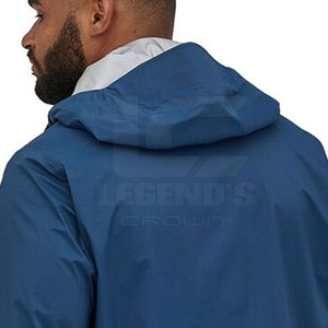 2023 Wholesale Custom Men's Outdoor <b>Waterproof</b> <b>Jacket</b> High Quality Casual Style with <b>Long</b> Length Zipper Closure Printed Pattern - Product Image 5