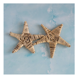 Adornos navideños de ratán rústico para la decoración del hogar de vacaciones Diseño de adornos navideños de ratán hechos a mano naturales - Product Image 2