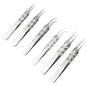 Juego de Pinzas para Trasplante Capilar de Extracción, 11 cm, Acero Inoxidable Alemán, Certificación CE, MOL, Duraderas, Kit Quirúrgico para Uso Hospitalario - Product Image 4