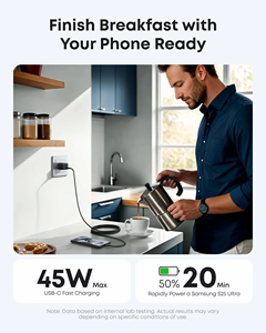 <span class=keywords><strong>Chargeur</strong></span> <span class=keywords><strong>Anker</strong></span> Nano A2692 45W <span class=keywords><strong>USB</strong></span> <span class=keywords><strong>C</strong></span>, bloc de charge rapide, prise pliable compacte pour iPhone/Samsung - Product Image 4