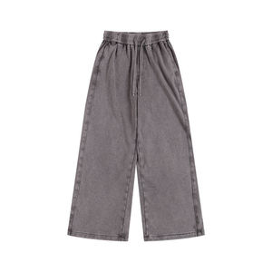 Pantalon de jogging à logo personnalisé Pantalon de survêtement lourd à jambe droite pour hommes - Product Image 6