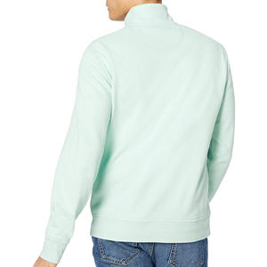 Pull sur mesure de haute qualité demi fermeture éclair printemps hommes sweat à col rond hommes col haut quart fermeture éclair manches longues sweats à capuche hommes - Product Image 2