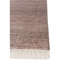 Kairos Hand Knotted <b>Wool</b> Silk Rug Grey Black AKWS-13016 Solid Abstract Rectangle Design for Home Hallway Use Room Rug Handmade - Product Image 4