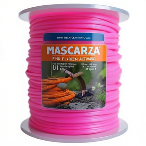Cordel de Polipropileno Fluorescente Rosa para Pavimentación, 100 m de Largo, 1.7 mm de Diámetro, 30 Kg - Paquete de 6 - Product Image 2