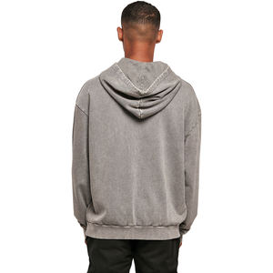 Survêtements zippés personnalisés très vendus ensemble sweat à capuche et pantalon de survêtement délavés à l'acide survêtement évasé pour hommes et femmes - Product Image 5