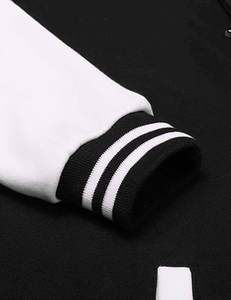 Veste universitaire à la mode pour hommes, blousons bomber de baseball Letterman en coton coupe décontractée et ajustée - Product Image 3