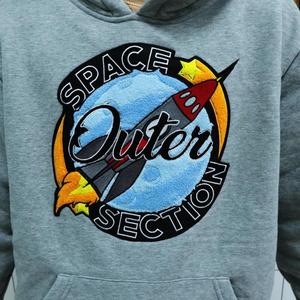 Chándal de Chenille personalizado para hombre, traje de chándal de algodón con capucha, ajustado, bordado, popular, primavera de 2022 - Product Image 4