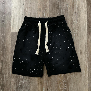 กางเกงขาสั้นผ้าแห้งเร็วสำหรับผู้ชายกางเกงขาสั้นสไตล์วินเทจเรียกระเป๋าสีพื้นสำหรับฤดูร้อนของ2025 - Product Image 2
