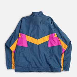 Chaqueta de invierno de calidad premium para hombre a precio barato, cortavientos con logotipo estampado informal, cremallera personalizada, diseño de color de punto - Product Image 4