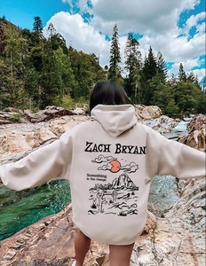 Sweat à capuche respirant TRENDY pour l'hiver Mélange confortable de polyester/coton brodé et perlé Design imprimé numérique - Product Image 3